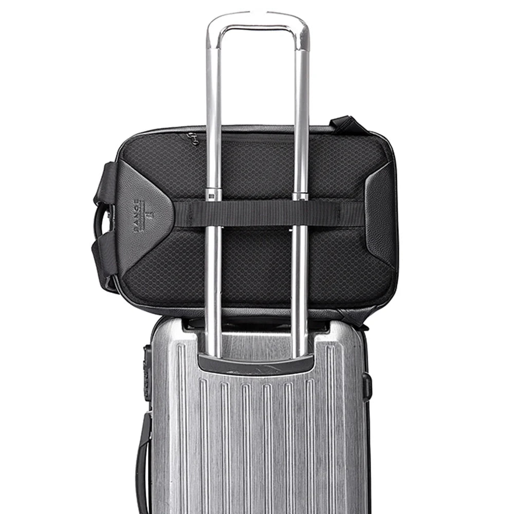 Rucsac Laptop, Piele Naturală,  BANGE BG6621