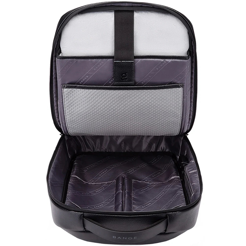 Rucsac Laptop, Piele Naturală,  BANGE BG6621