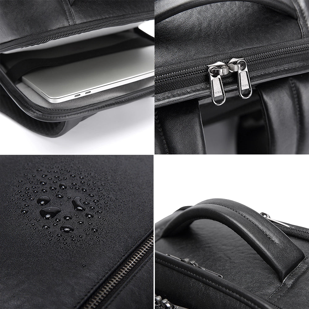 Rucsac Foto, Piele Naturală, BANGE BG6626