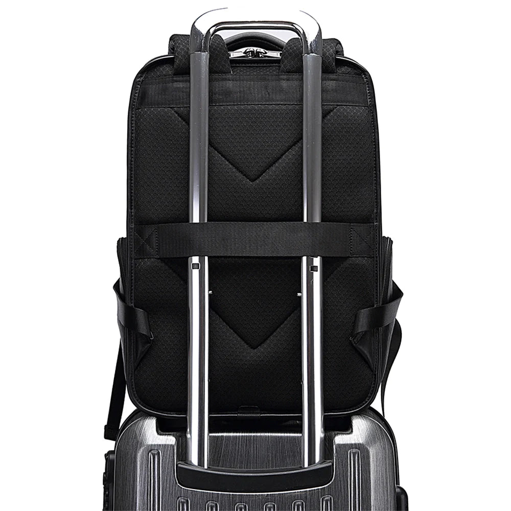 Rucsac Foto, Piele Naturală, BANGE BG6626