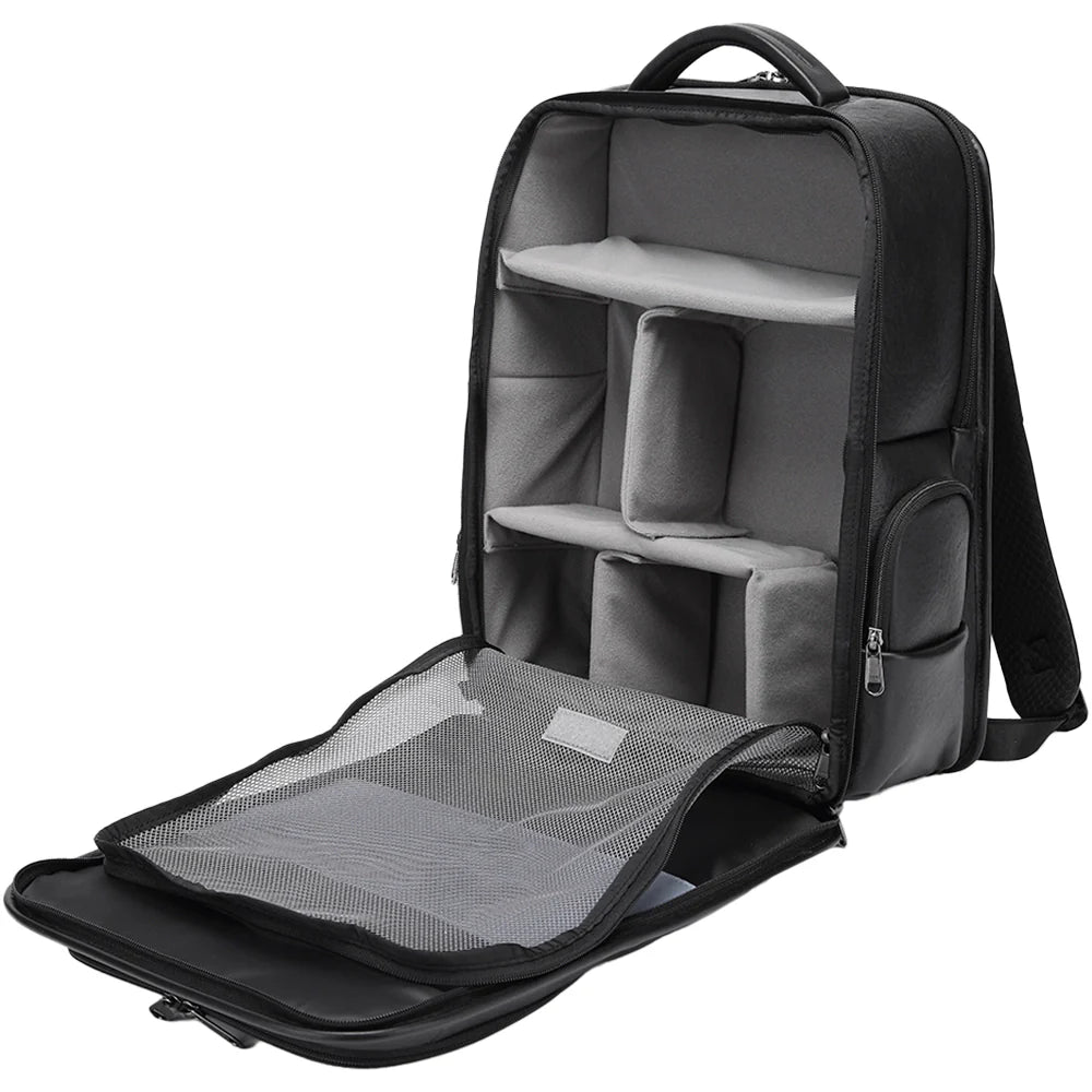 Rucsac Foto, Piele Naturală, BANGE BG6626