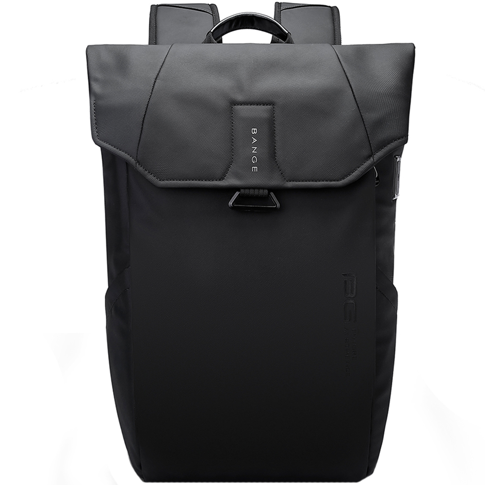 Rucsac Smart Unisex, cu clapa magnetica si port USB, BANGE BG2575